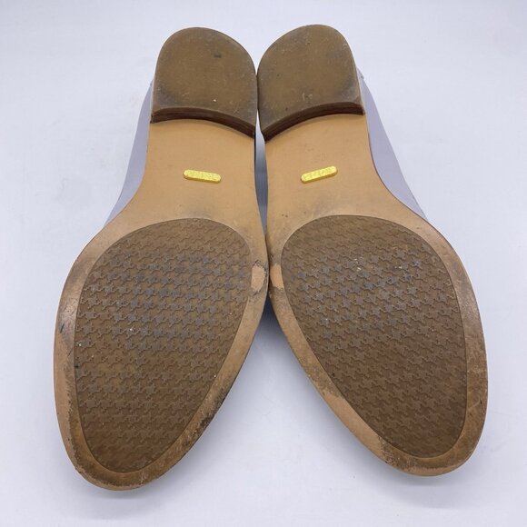 Ralph Lauren Bedelia Leather Loafer Women's 9.5 Lavender Grey Old Money Preppy - Picture 13 of 14